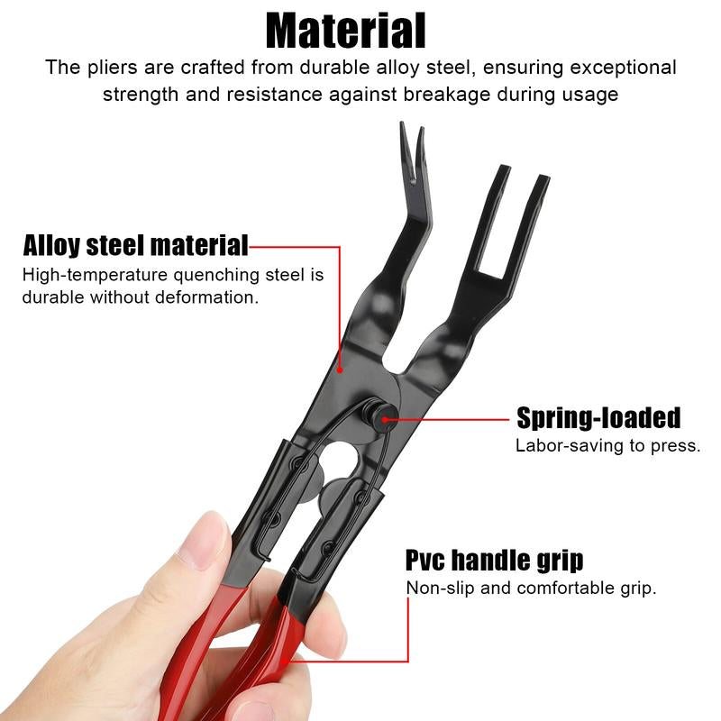 Car Trim Clip Removal Pliers Headlight Repair Door Panel Retainer Remover Tool
