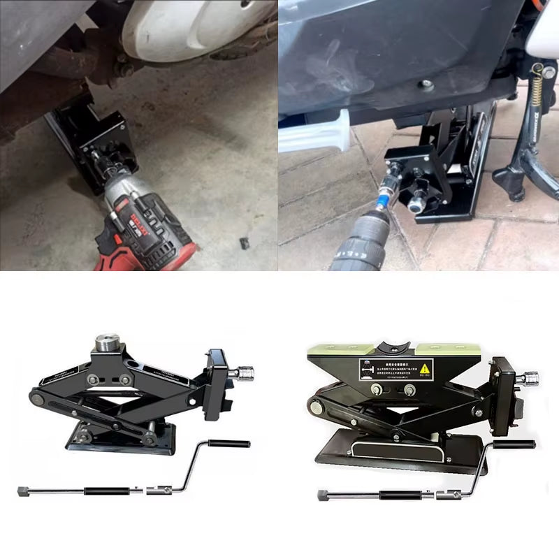 2.8T 2T Car Automotive Scissor Jack Manual and Electric Dual-Purpose Suitable for Maintenance Tools Such as Cars Motorcycles