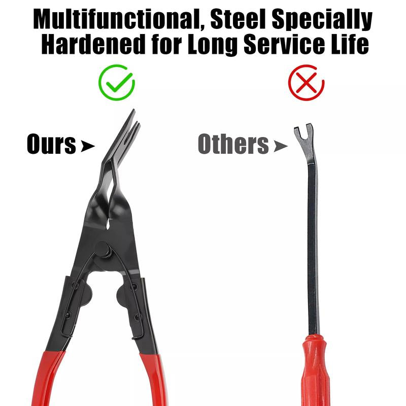 Car Trim Clip Removal Pliers Headlight Repair Door Panel Retainer Remover Tool