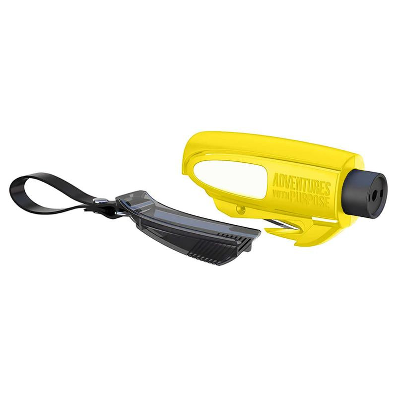 2-In-1 Emergency Window Breaker & Seatbelt Cutter