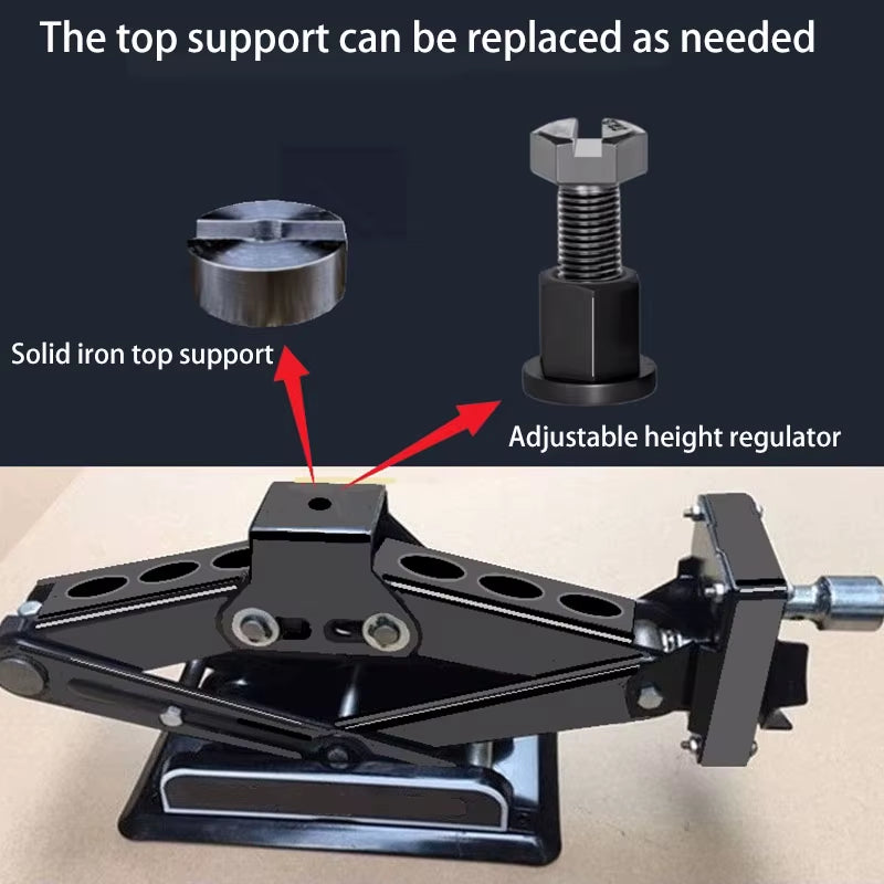 2.8T 2T Car Automotive Scissor Jack Manual and Electric Dual-Purpose Suitable for Maintenance Tools Such as Cars Motorcycles