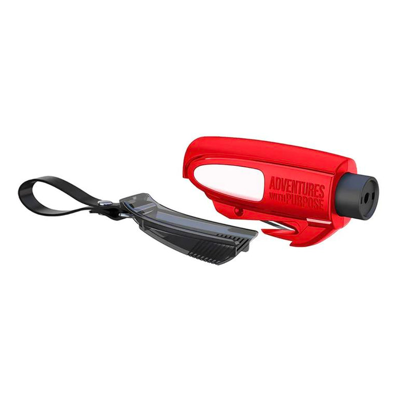 2-In-1 Emergency Window Breaker & Seatbelt Cutter