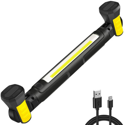 [Father'S Day Sale On]3000Lm Brilliant Work Light, 5200Mah Rechargeable Underhood Lighting with Magnetic Base & Hanging Hooks, Portable Cordless Light for Car Repair/Garage/Job Site/Emergency, Waterproof Durable Flashlight, Boyfriend Husband Father'S Gift