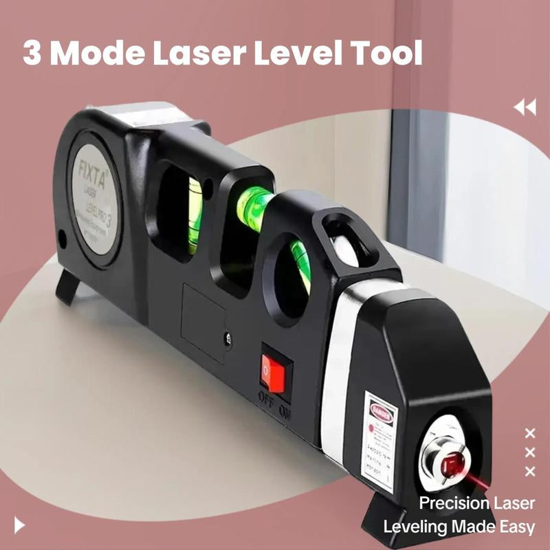 Multipurpose Laser Level Tools, Construction Tools, Standard Laser Level Tool, Portable Measuring Tool for Home & Office, Hand Tools, Work Equipment for Men, Boyfriend Gift, Hardware, Handle