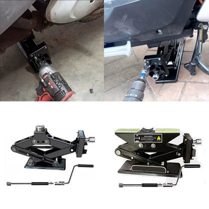 2.8T 2T Car Automotive Scissor Jack Manual and Electric Dual-Purpose Suitable for Maintenance Tools Such as Cars Motorcycles