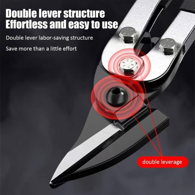 Professional Industrial Scissors, Multipurpose Industrial Scissors, Scissors for Cutting Iron, Stainless Steel and Aluminum Board, Mechanical