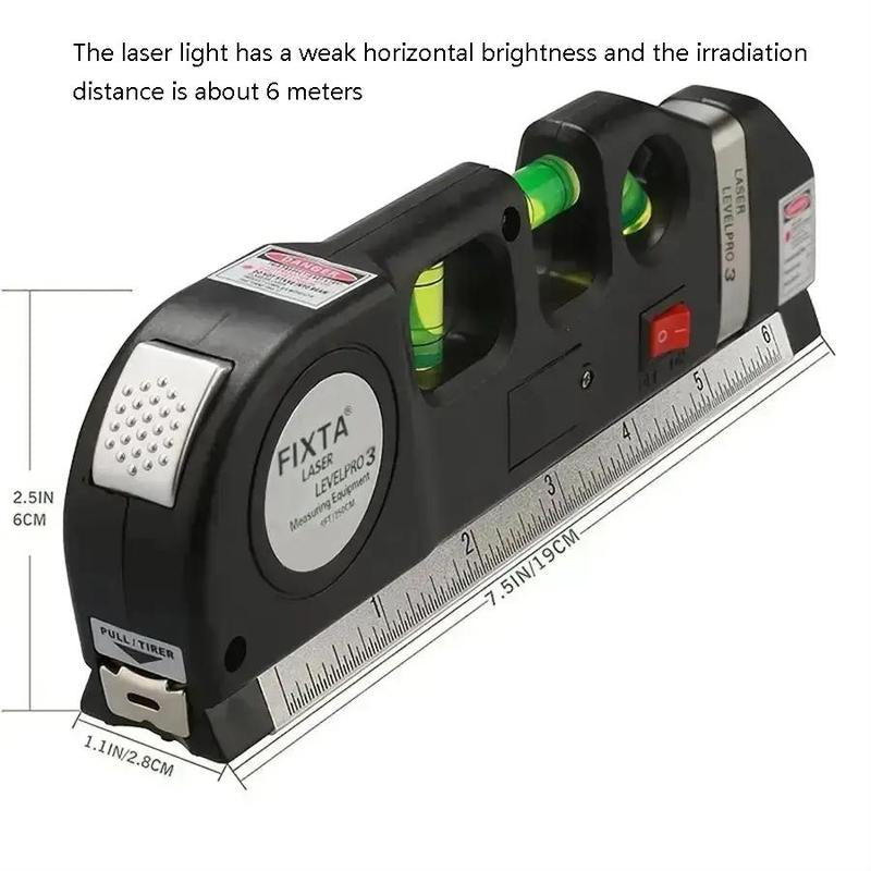 Multipurpose Laser Level Tools, Construction Tools, Standard Laser Level Tool, Portable Measuring Tool for Home & Office, Hand Tools, Work Equipment for Men, Boyfriend Gift, Hardware, Handle