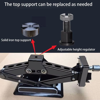 2.8T 2T Car Automotive Scissor Jack Manual and Electric Dual-Purpose Suitable for Maintenance Tools Such as Cars Motorcycles