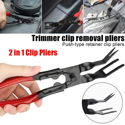 Car Trim Clip Removal Pliers Headlight Repair Door Panel Retainer Remover Tool