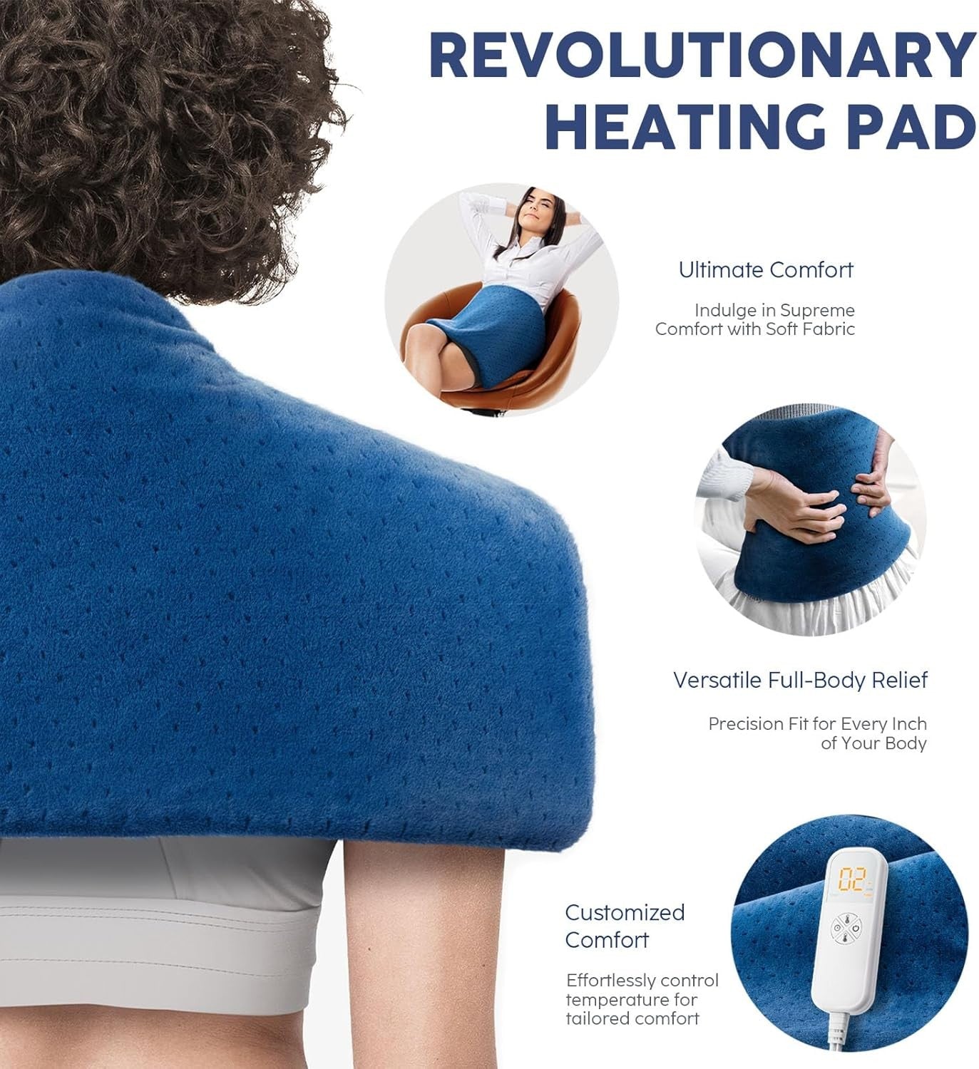 Electric Heating Pad for Back Pain