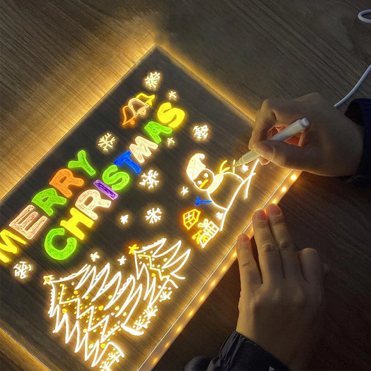 GlowWrite LED Note Board Lamp